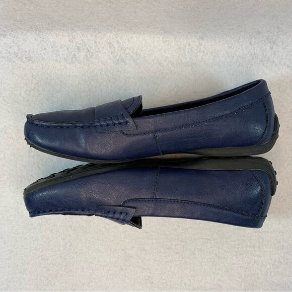 BORN Blue Penny‎ Loafers Sz 6 Academia Preppy New England Coastal Classic - Picture 7 of 11